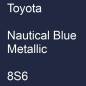 Preview: Toyota, Nautical Blue Metallic, 8S6.